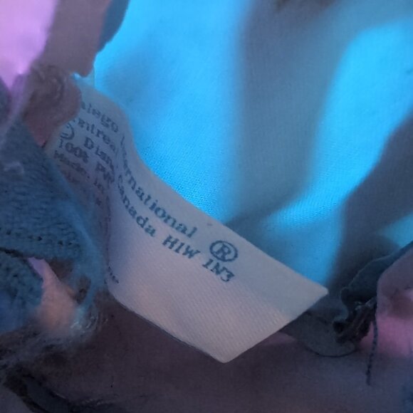 Disney Beauty And The Beast Backpack Purple Blue Doll Mini Purse Calego Zip - Picture 10 of 13